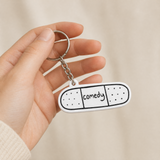 Comedy - Designer Keychain, Aesthetic Bag Charm