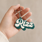 Rizz - Designer Keychain, Aesthetic Bag Charm