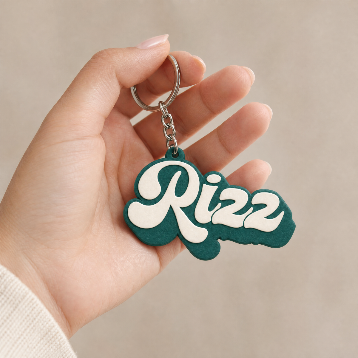 Rizz - Designer Keychain, Aesthetic Bag Charm
