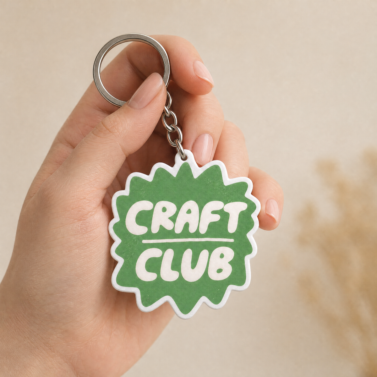 Craft Club - Designer Keychain, Aesthetic Bag Charm