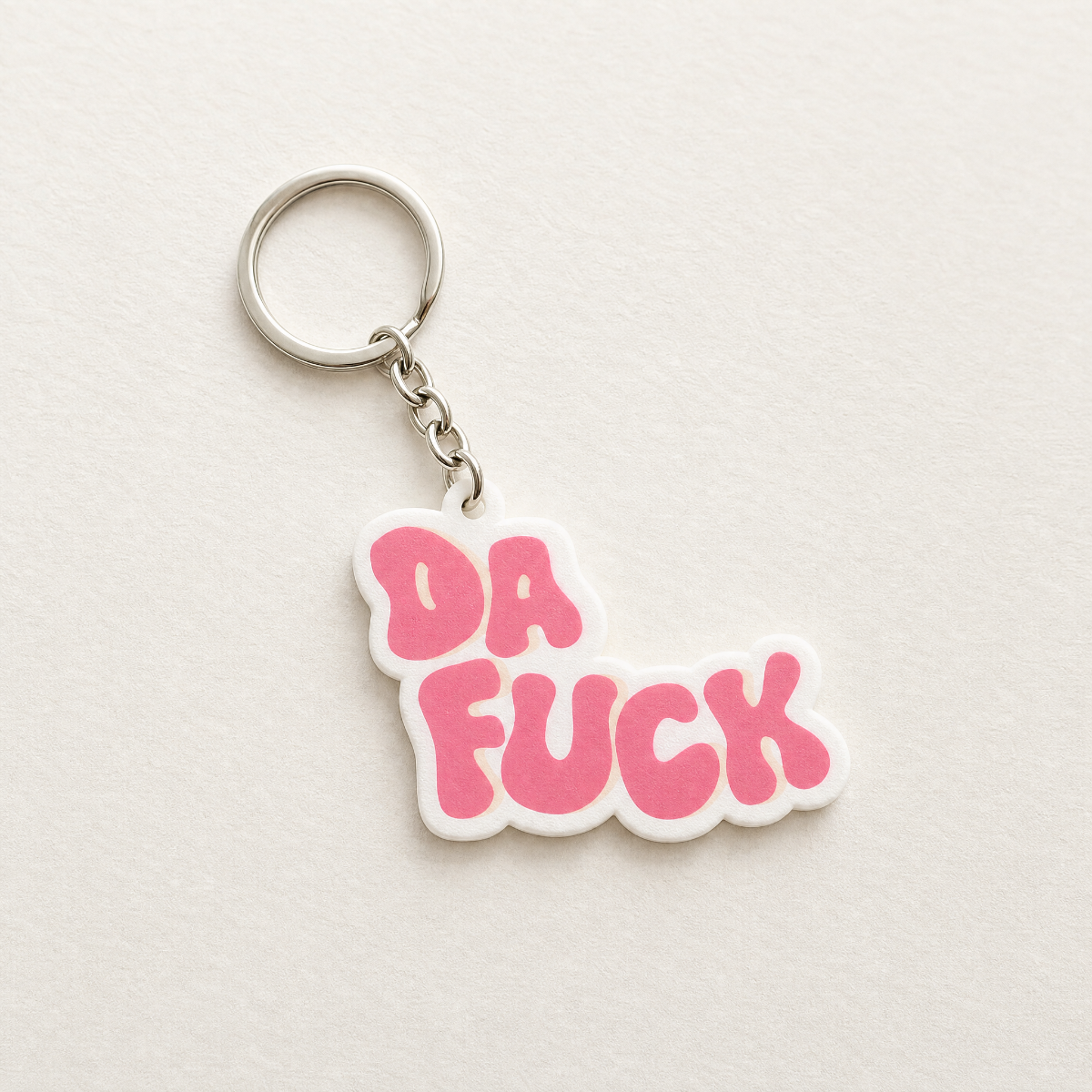 Da Fuck - Designer Keychain, Aesthetic Bag Charm