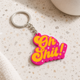 Oh Shit - Designer Keychain, Aesthetic Bag Charm