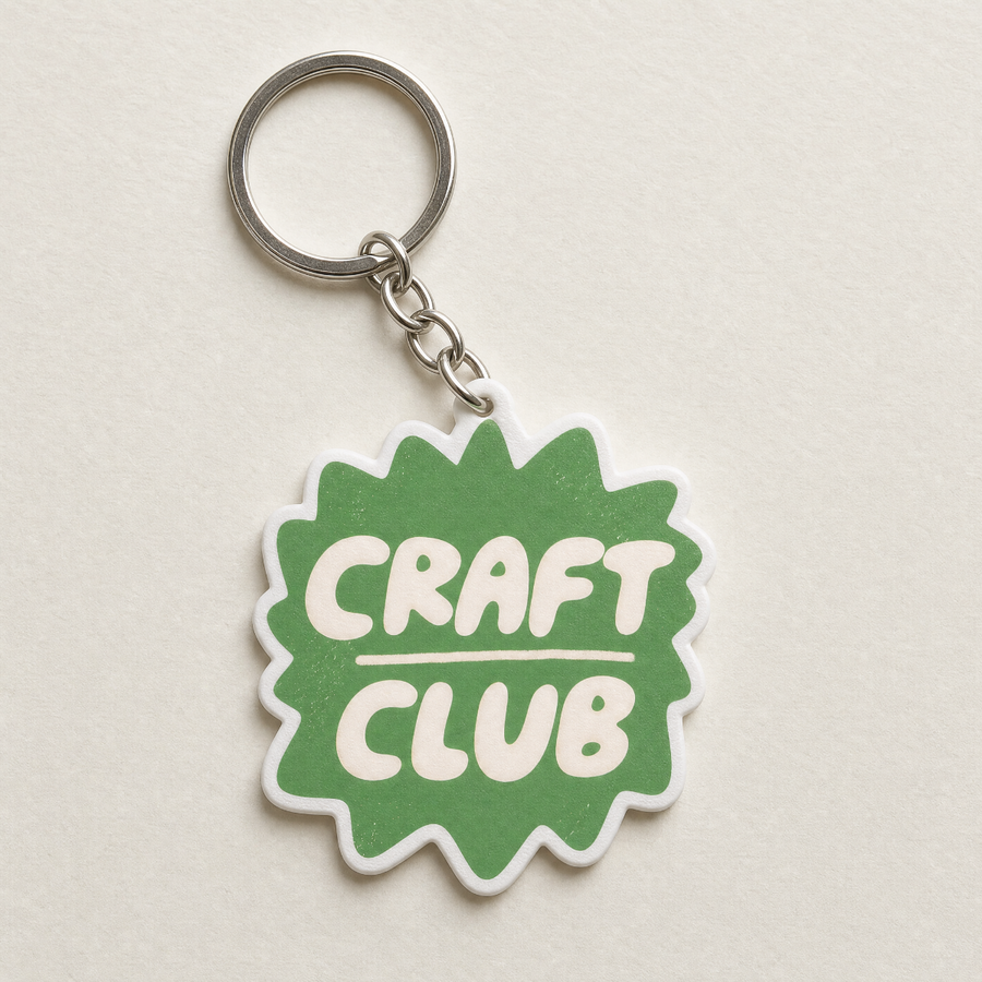 Craft Club - Designer Keychain, Aesthetic Bag Charm