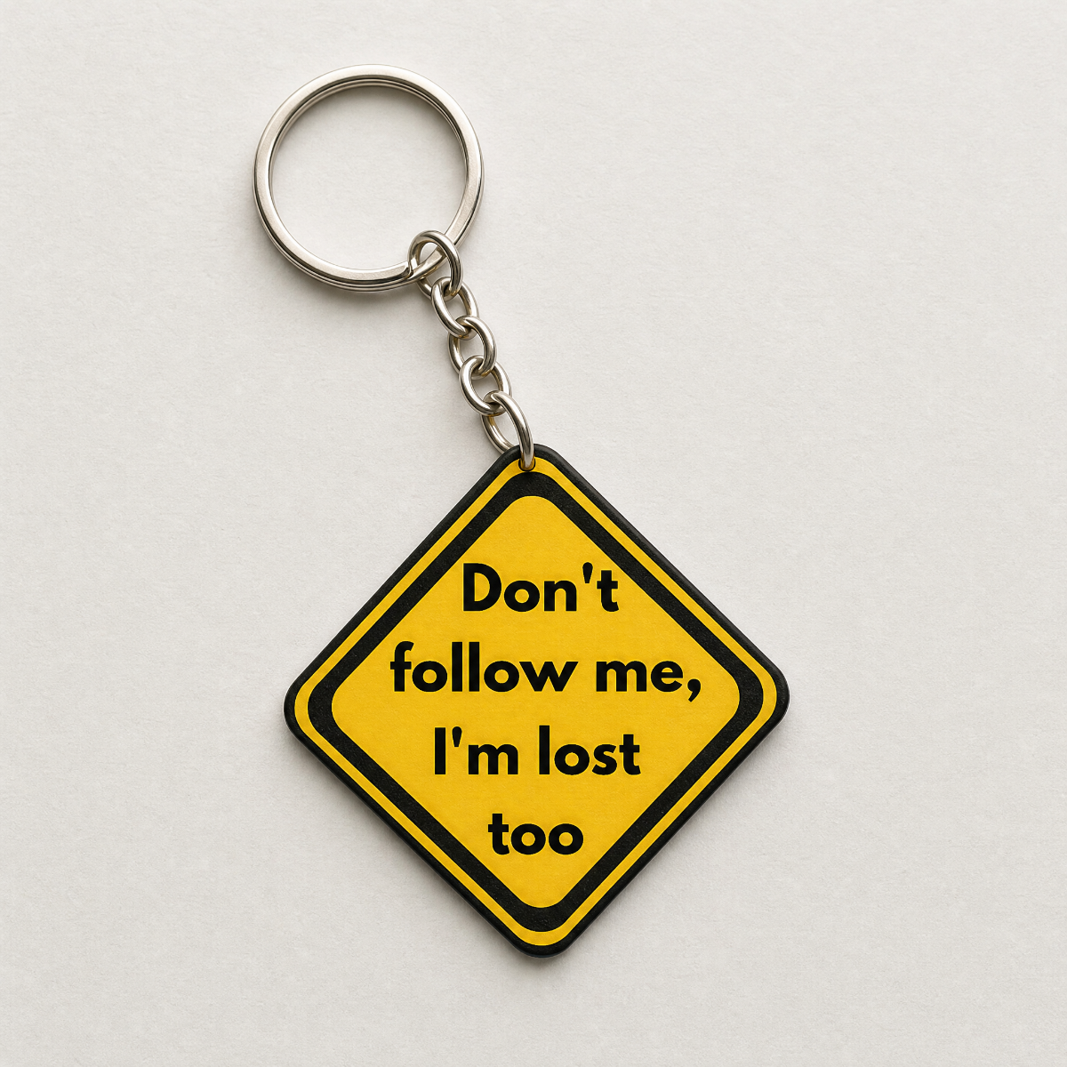 Don't Follow Me I'm Lost Too - Designer Keychain, Aesthetic Bag Charm