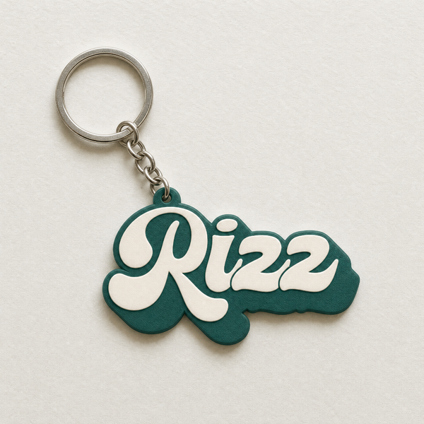 Rizz - Designer Keychain, Aesthetic Bag Charm