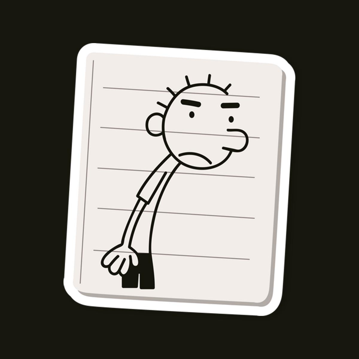 Diary Of A Wimpy Kid Rodrick Heffley Sticker