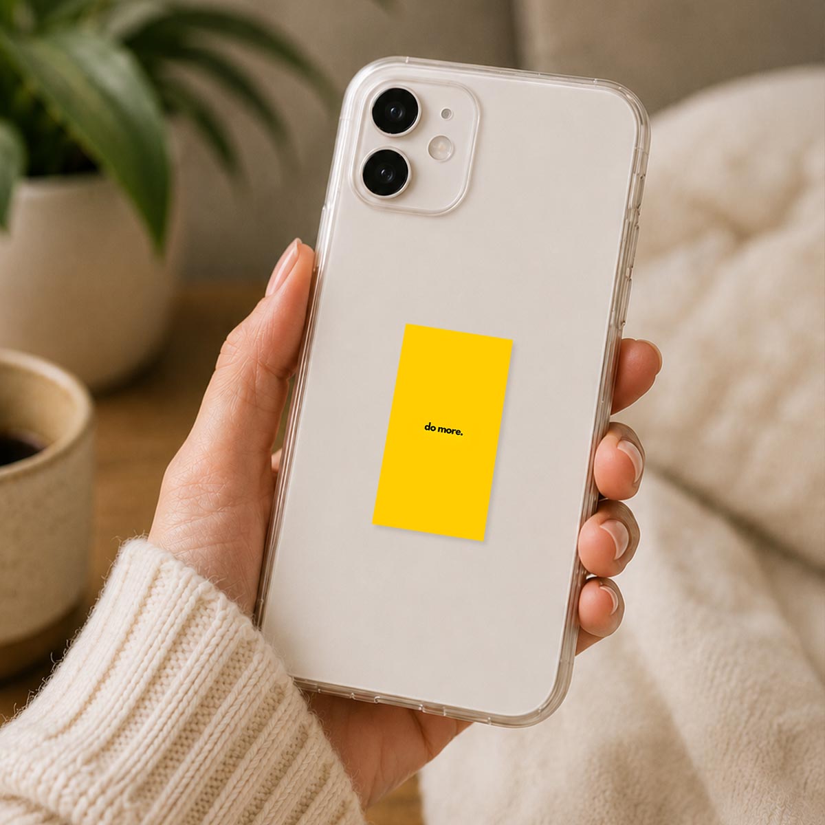Do More Motivational Poster Sticker
