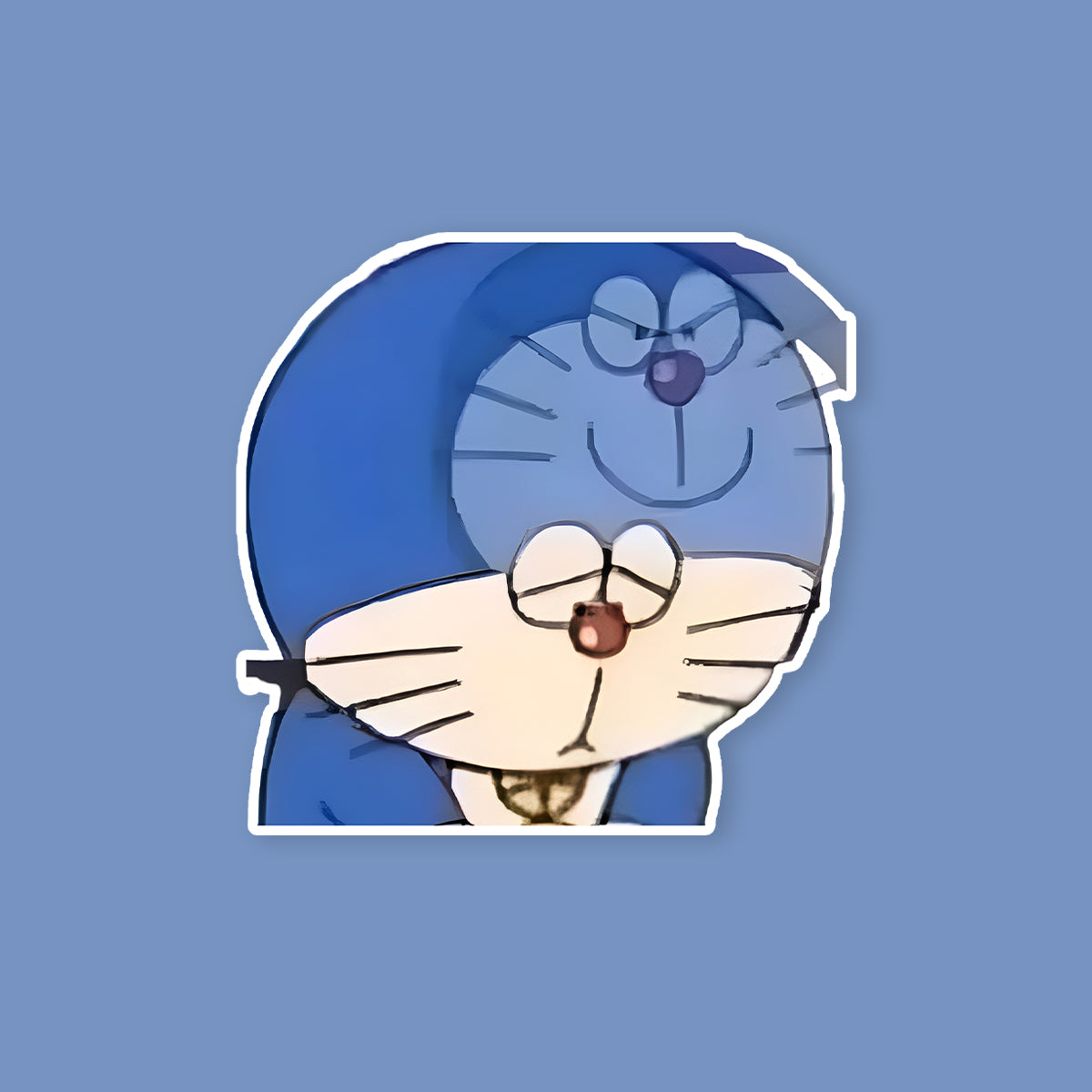 Doraemon Surprised Face Sticker