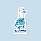 Ducktor Duck Sticker