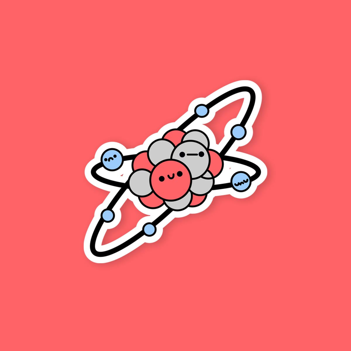 Emotional Atom Sticker
