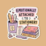 Emotionally Attached To Stationery Sticker