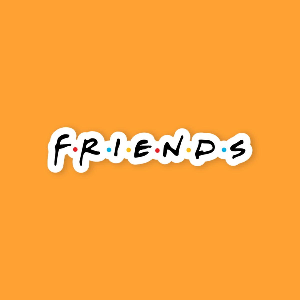 Friends Logo Sticker