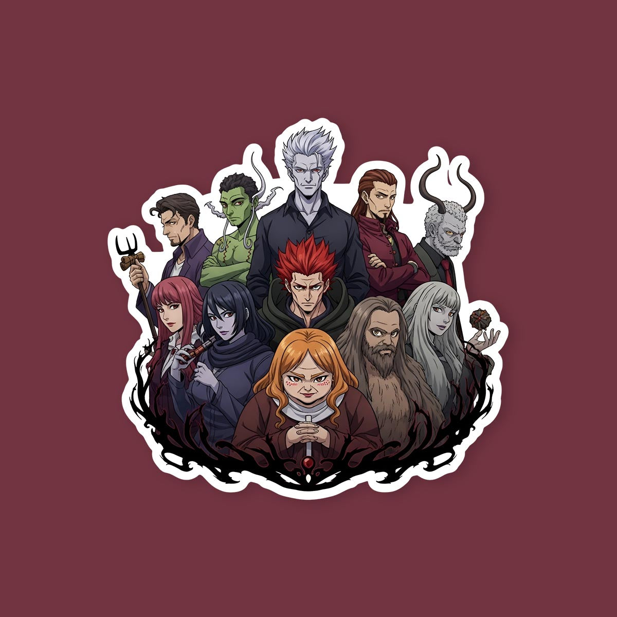 Fullmetal Alchemist Group Sticker