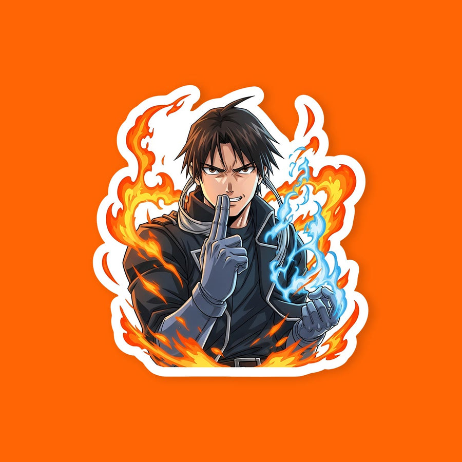 Fullmetal Alchemist Roy Mustang Sticker