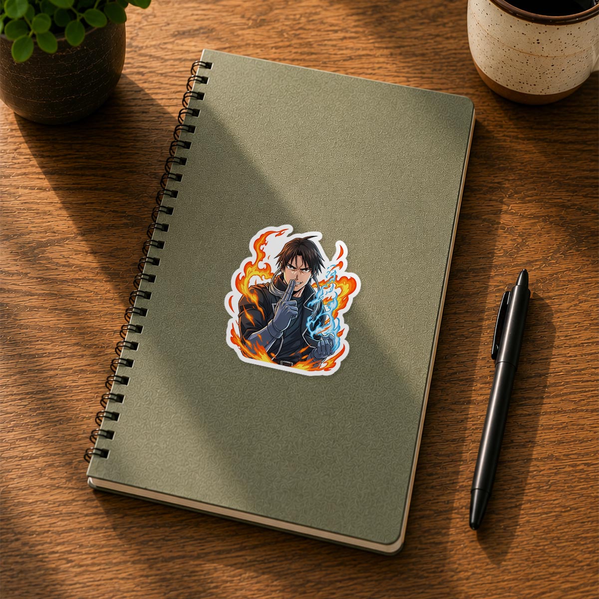 Fullmetal Alchemist Roy Mustang Sticker