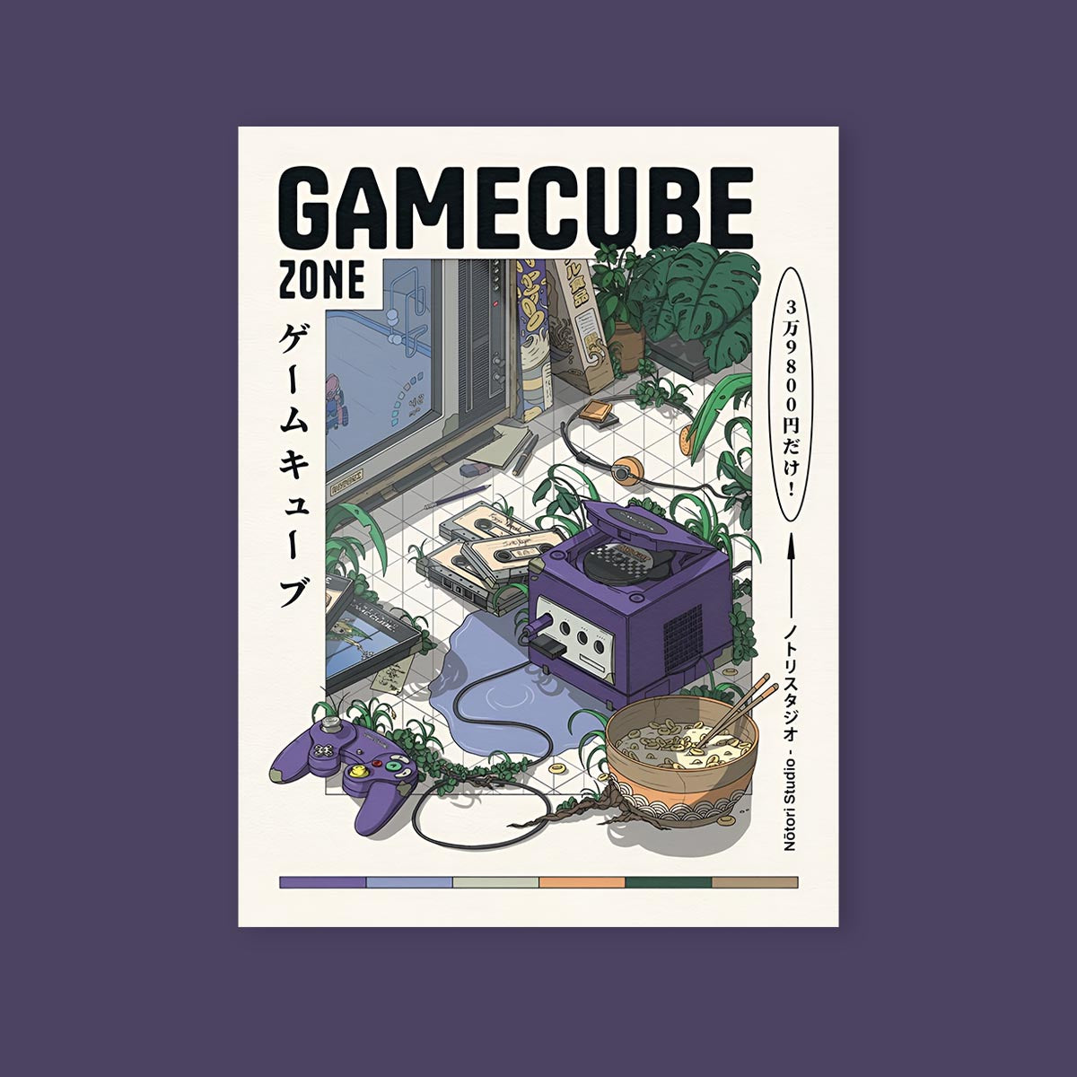 GameCube Zone Poster Sticker