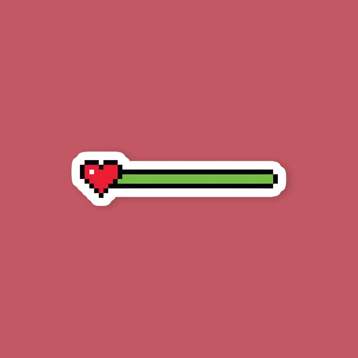Game Health Bar Sticker