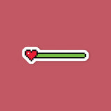 Game Health Bar Sticker