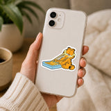 Garfield Eating Lasagna Sticker