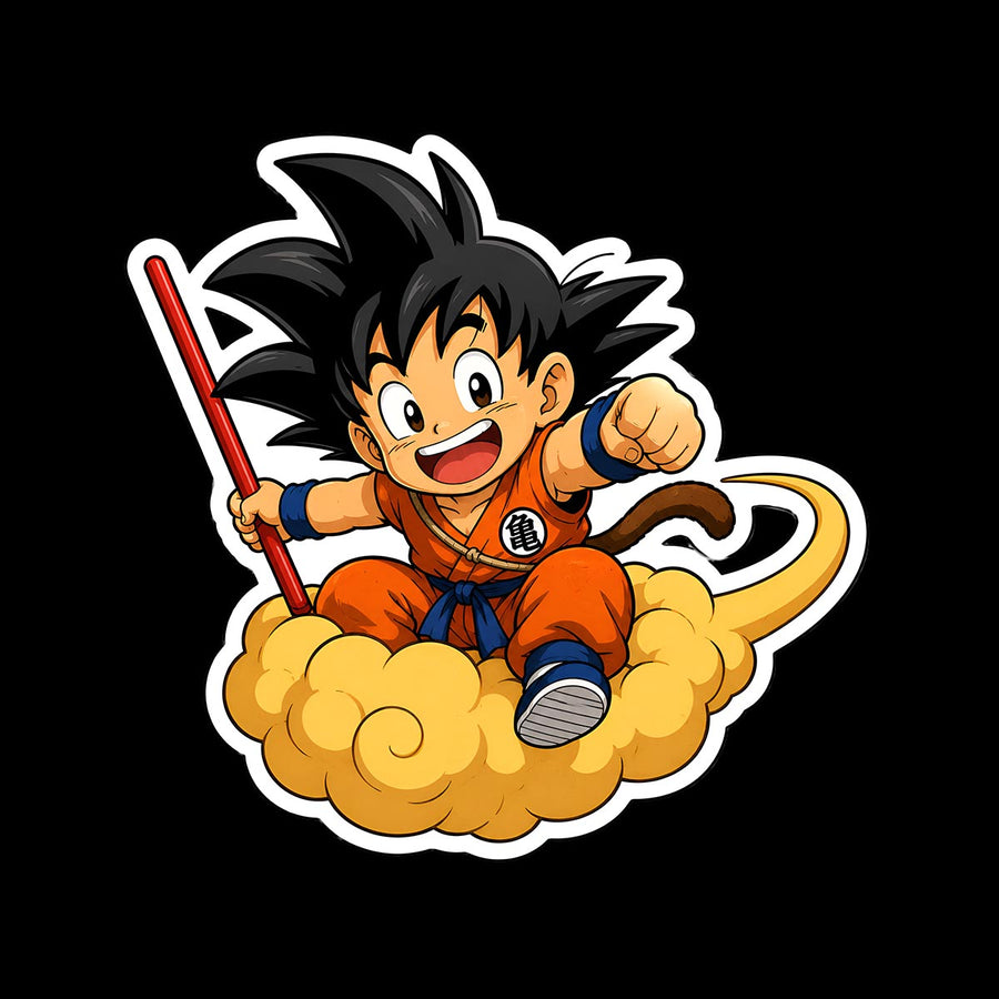 DBZ Goku On Nimbus Sticker