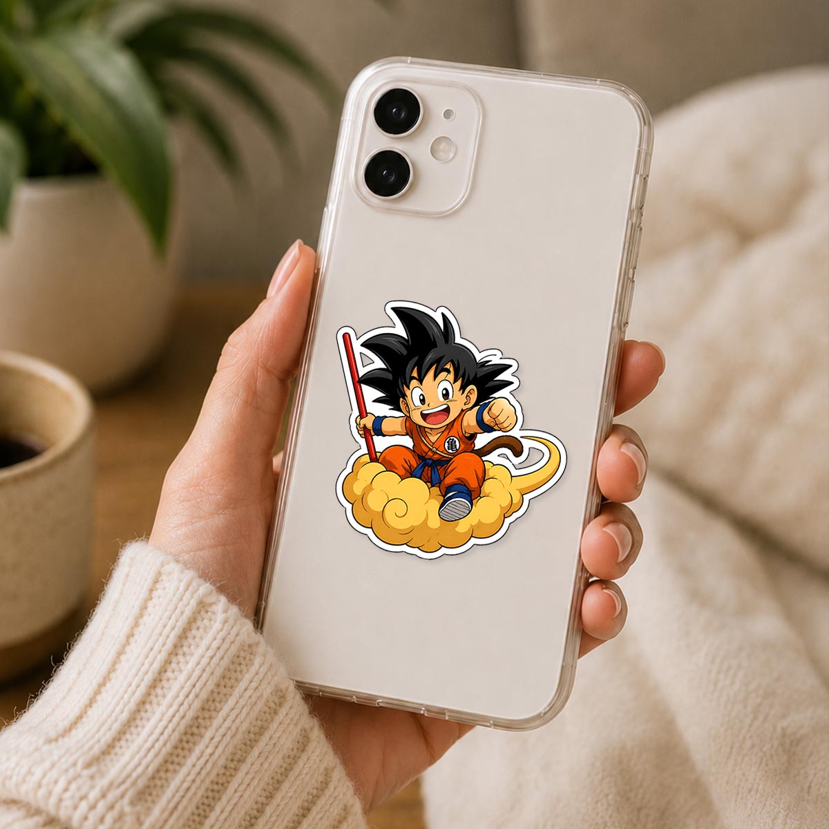 DBZ Goku On Nimbus Sticker