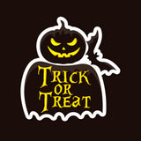 Halloween Jack O Lantern Trick Or Treat Sticker