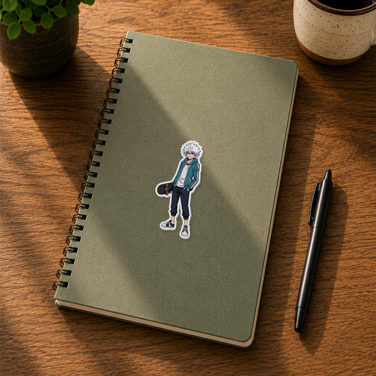 Hunter x Hunter Killua Zoldyck Skateboard Sticker