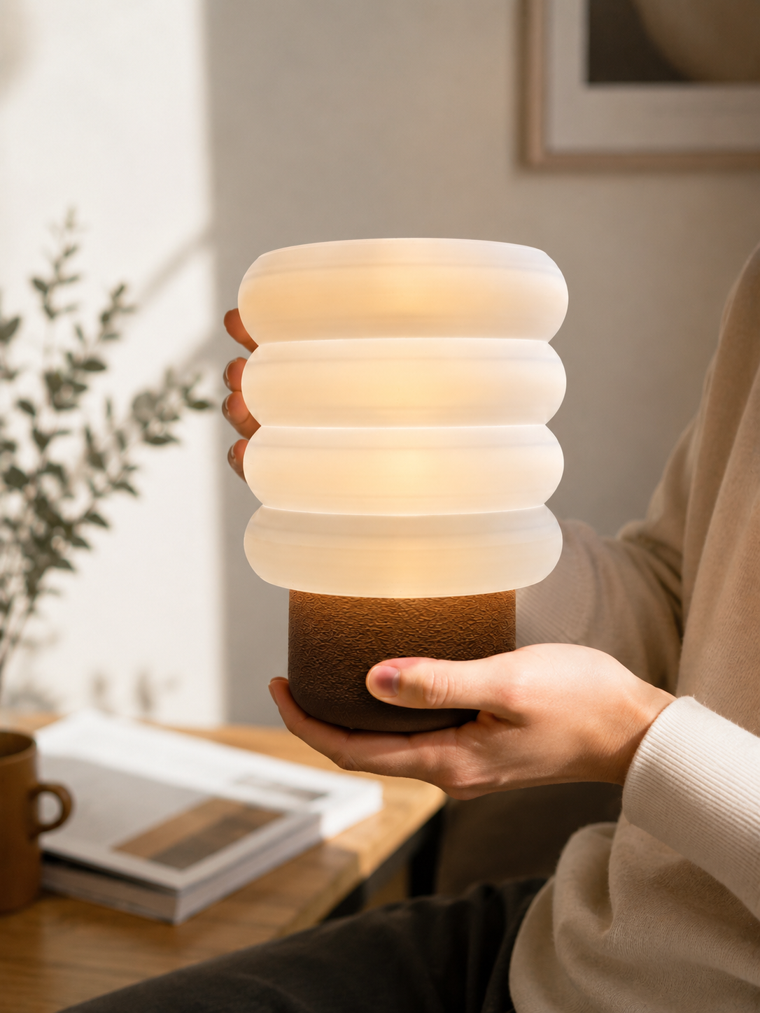 Wavy Lamp - Cozy Aesthetic Desk Lamp