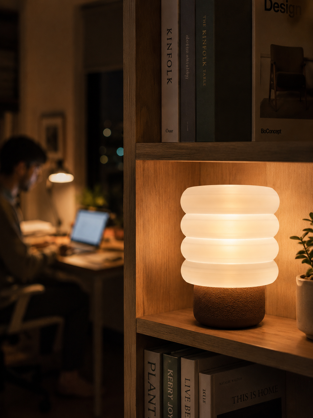 Wavy Lamp - Cozy Aesthetic Desk Lamp