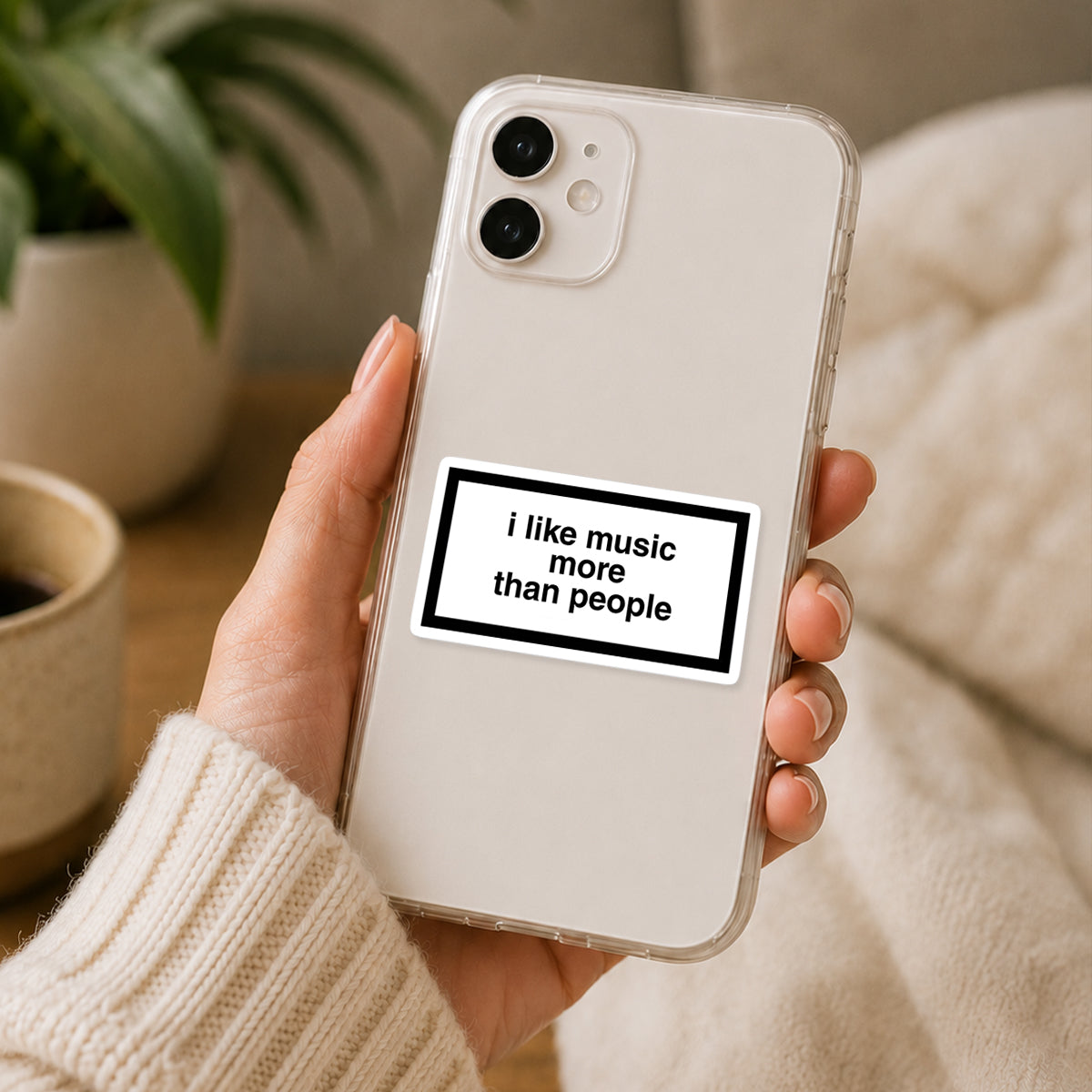 Id Rather Be At A Concert Sticker