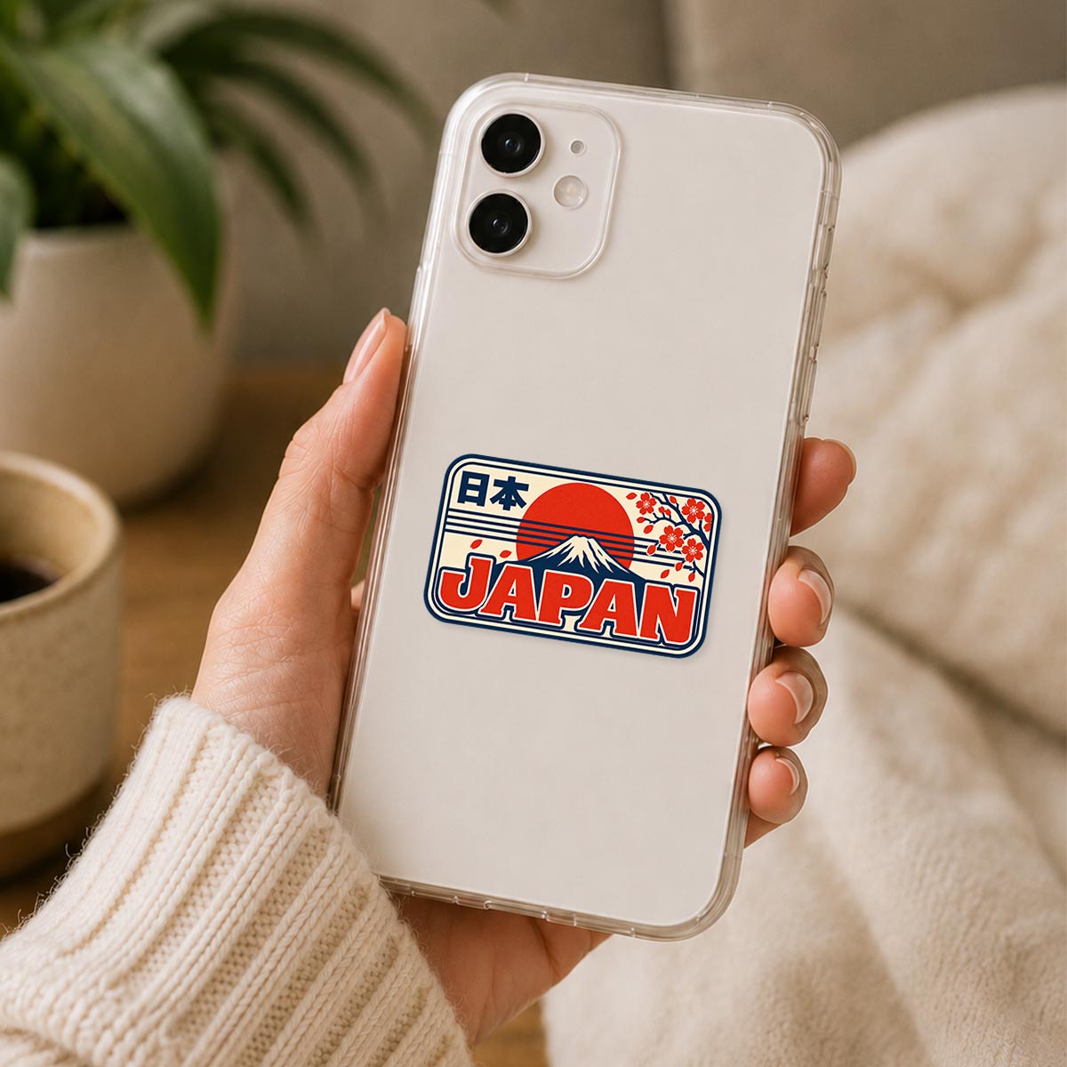 Japan Retro Sun Label Sticker
