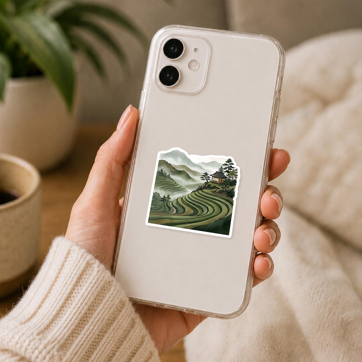 Japanese Zen Landscape Sticker