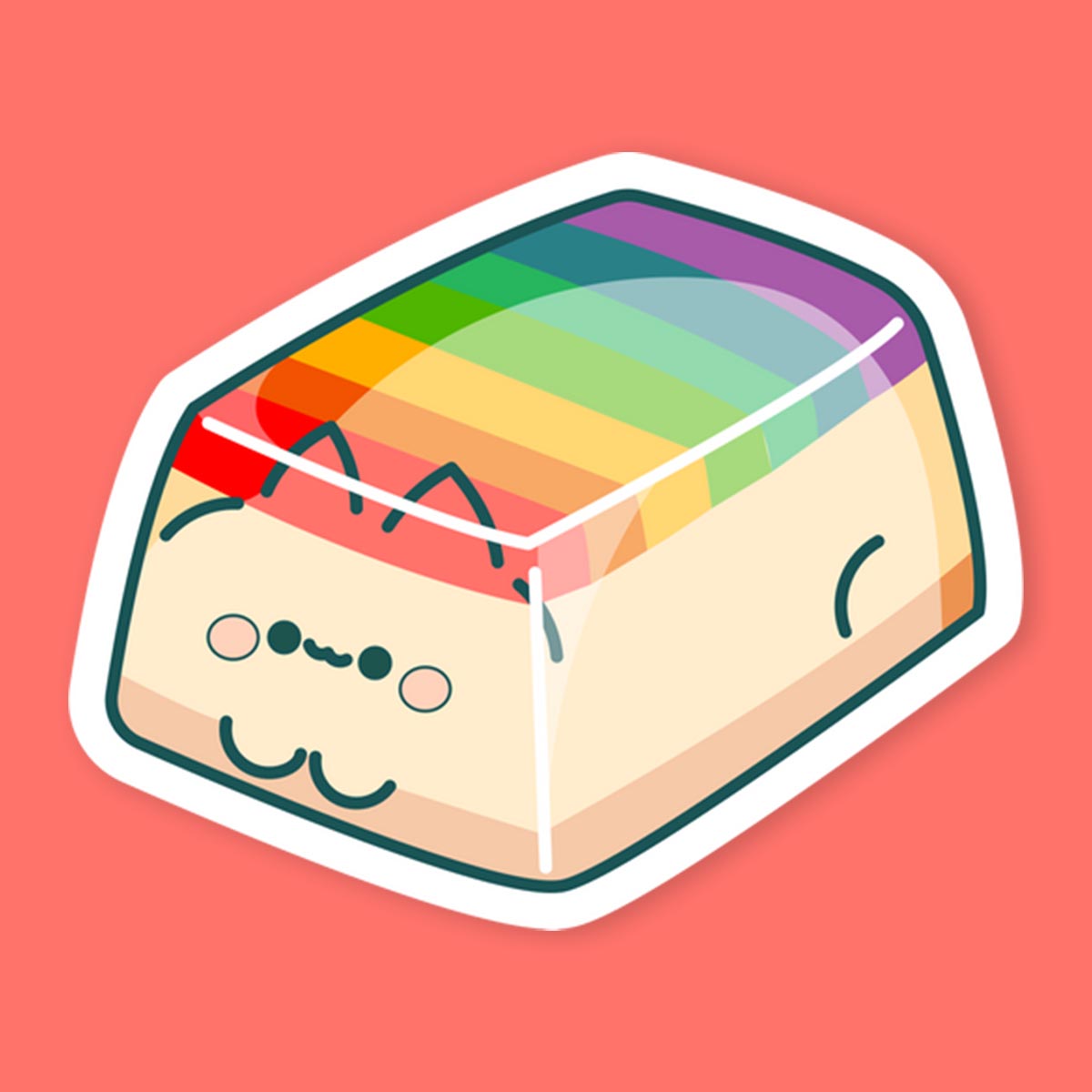 Jelly Cat Sticker