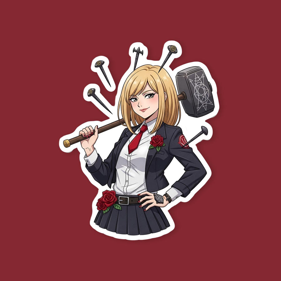 Jujutsu Kaisen Nobara Hammer Sticker