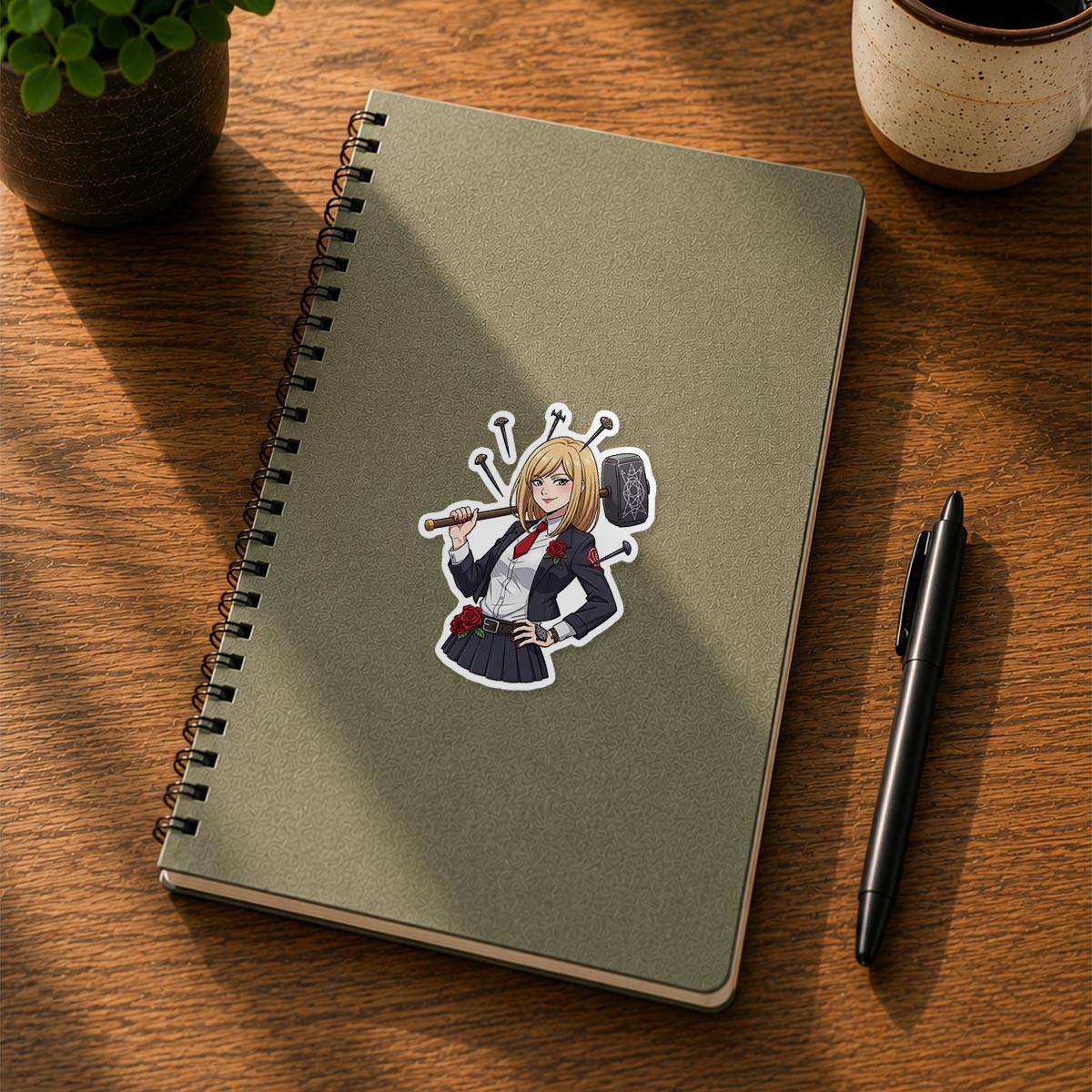 Jujutsu Kaisen Nobara Hammer Sticker
