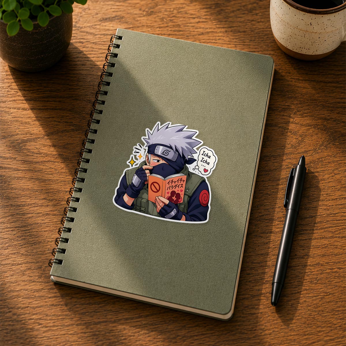 Kakashi Icha Icha Sticker