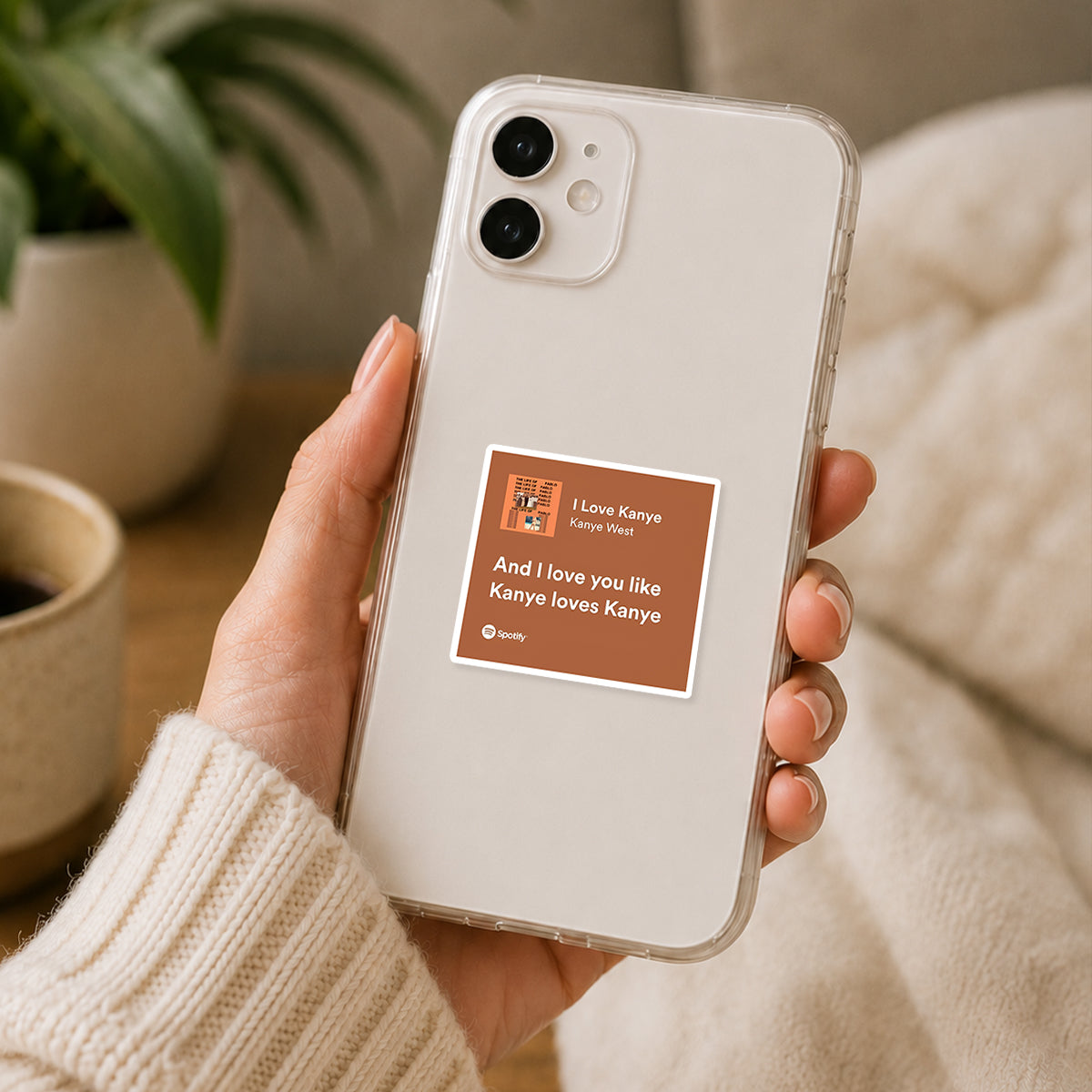 Kanye Love Kanye Spotify Quote Sticker