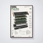 KORG PolySix Wall Art Poster - Synthesizer Poster, Music Studio Wall Decor, Gift for Music Producer