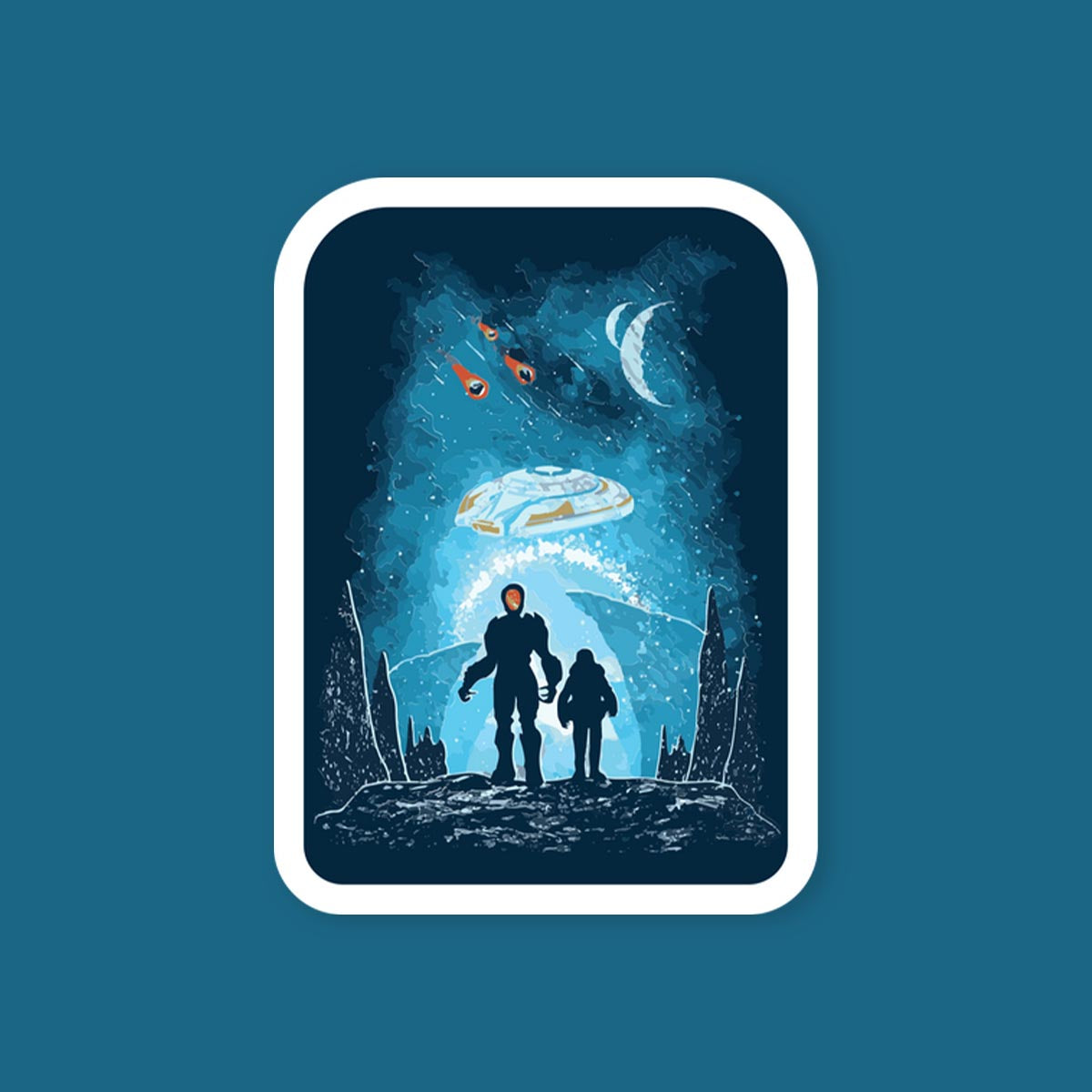 Lost In Space Sticker