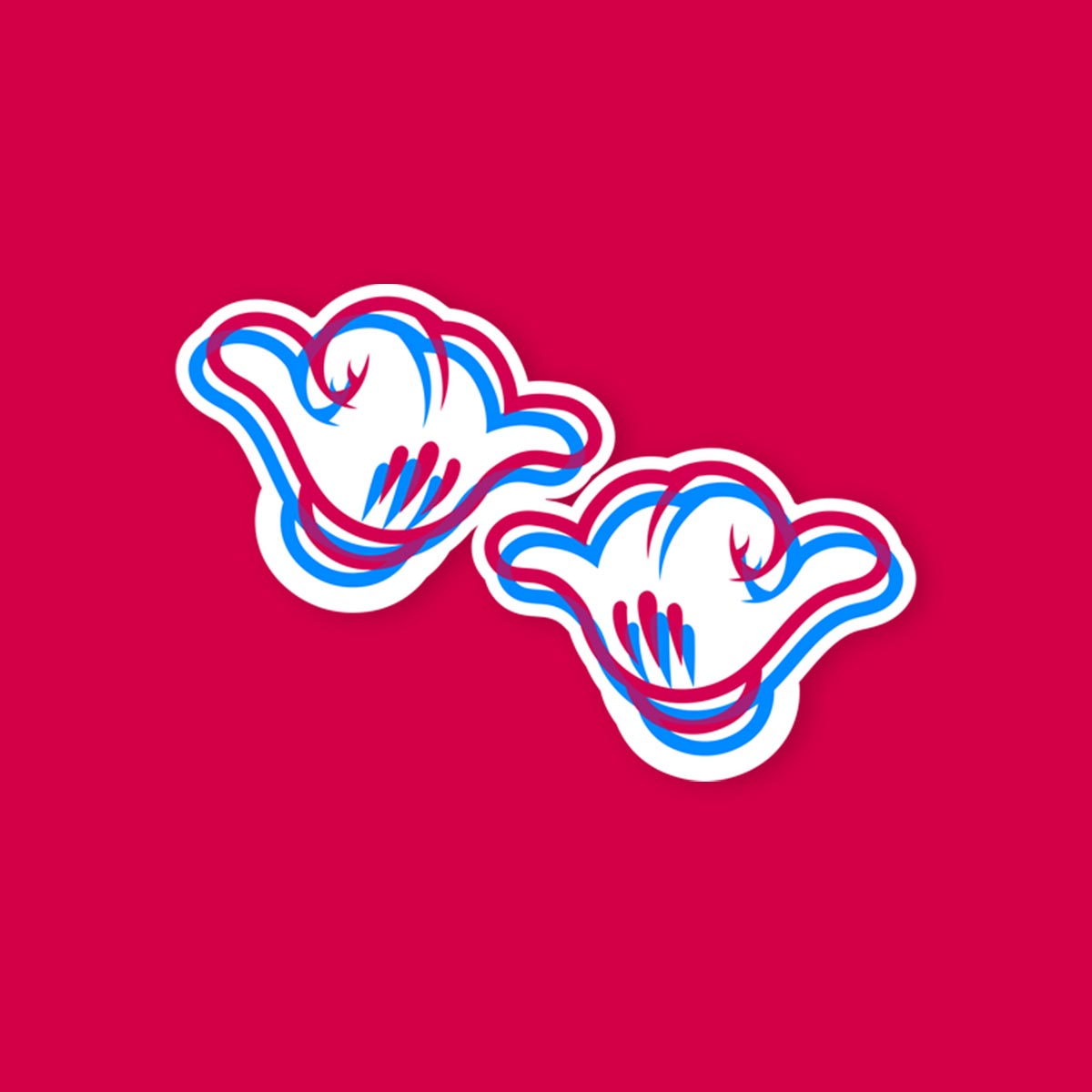Mickey Mouse Hands Sticker
