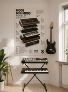 Moog Minimoog Model D Wall Art Poster - Synthesizer Poster, Music Studio Wall Decor, Gift for Music Producer