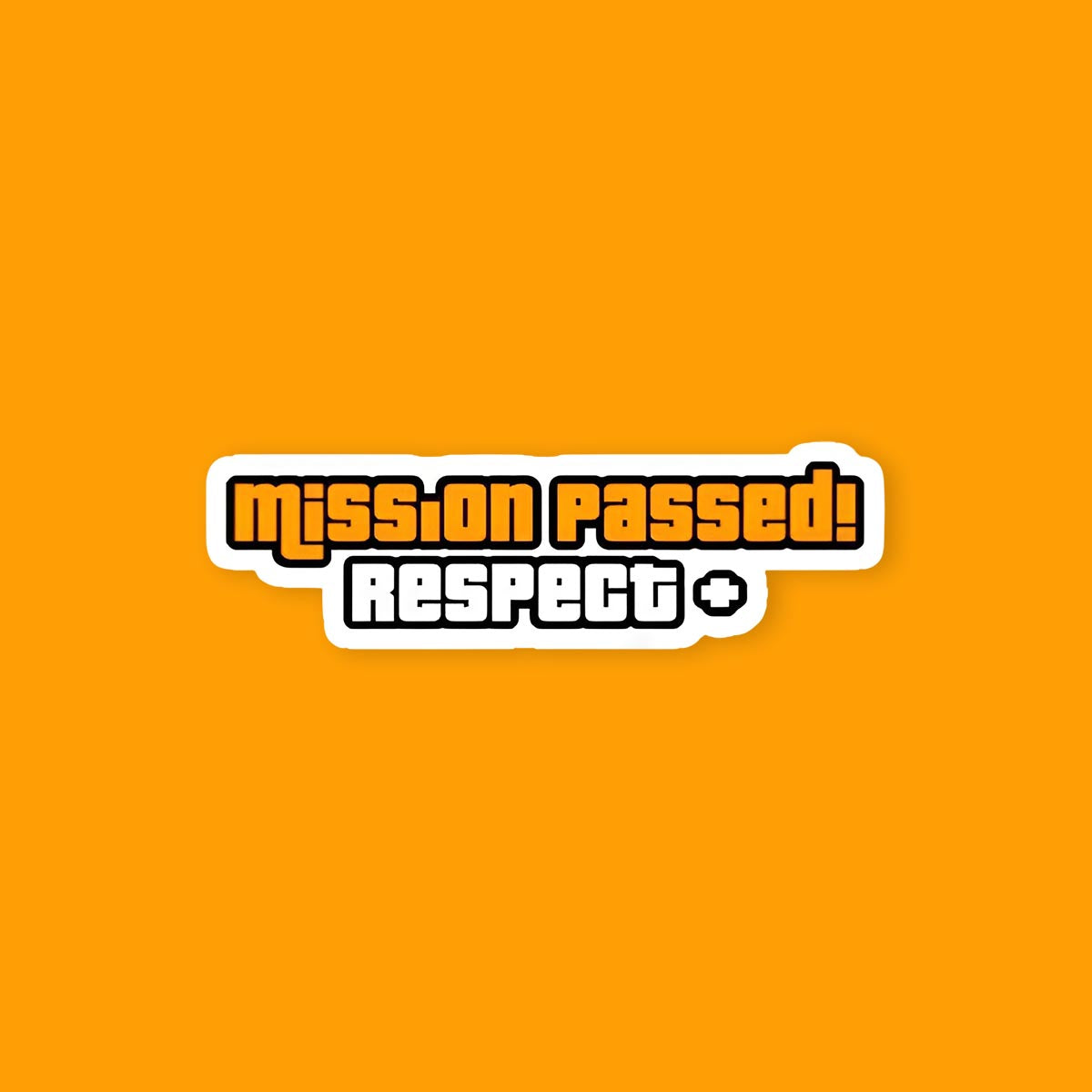 Mission Passed Respect Sticker
