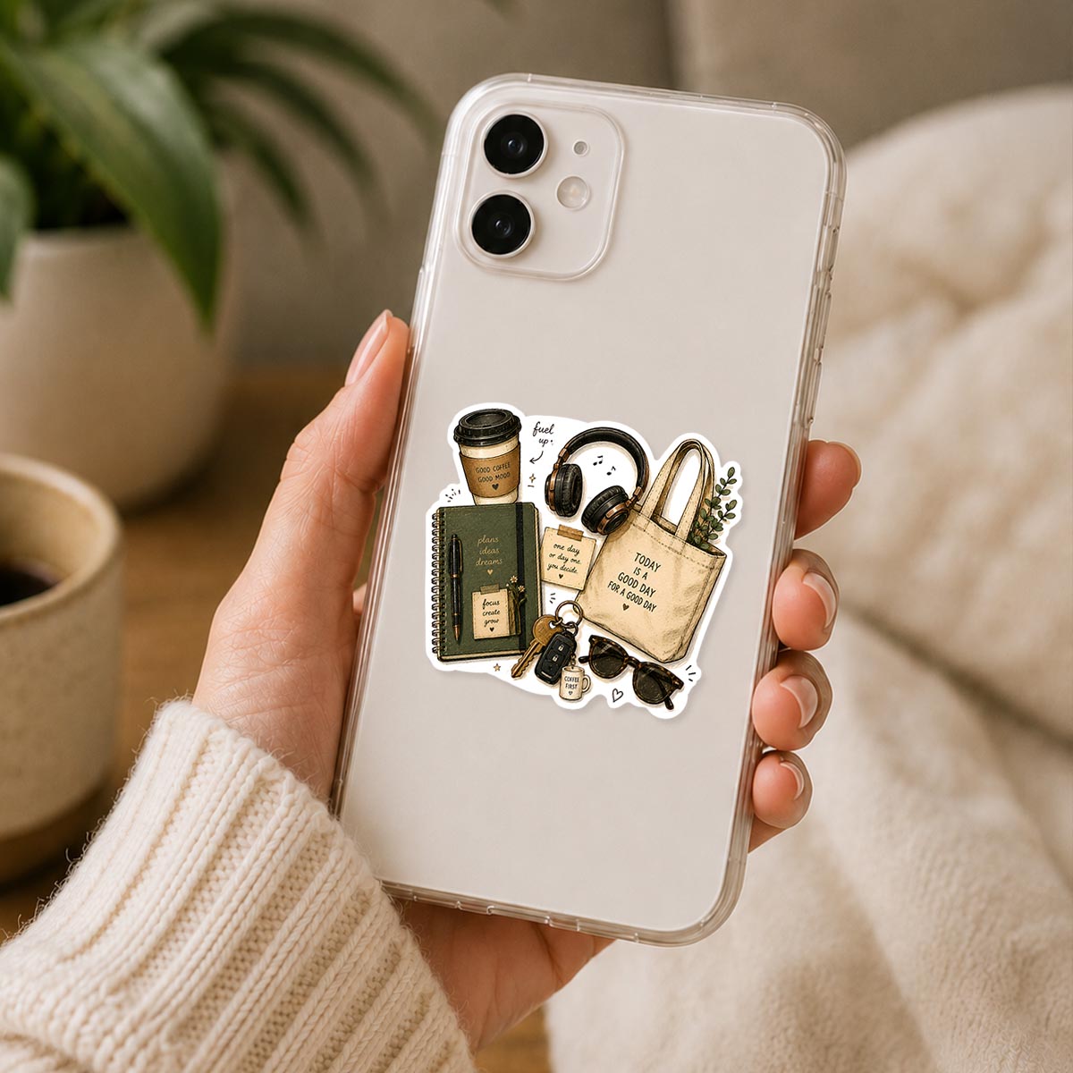 Morning Coffee Starter Pack Sticker
