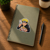 Naruto Eating Ramen Sticker