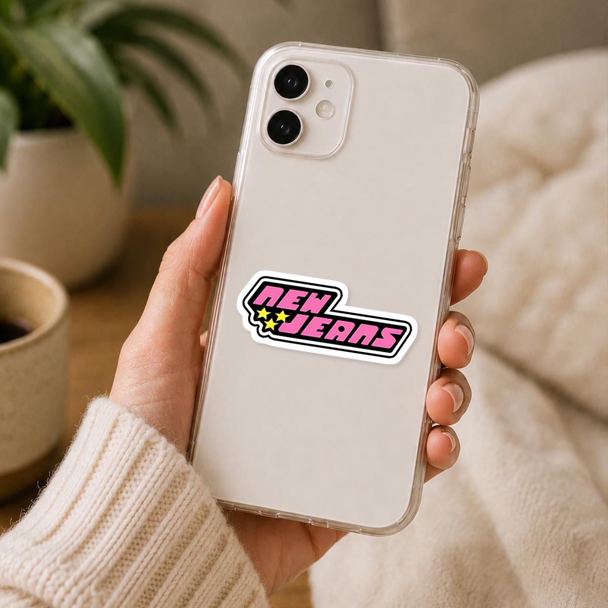 New Jeans Logo Sticker