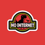 No Internet Park Sticker