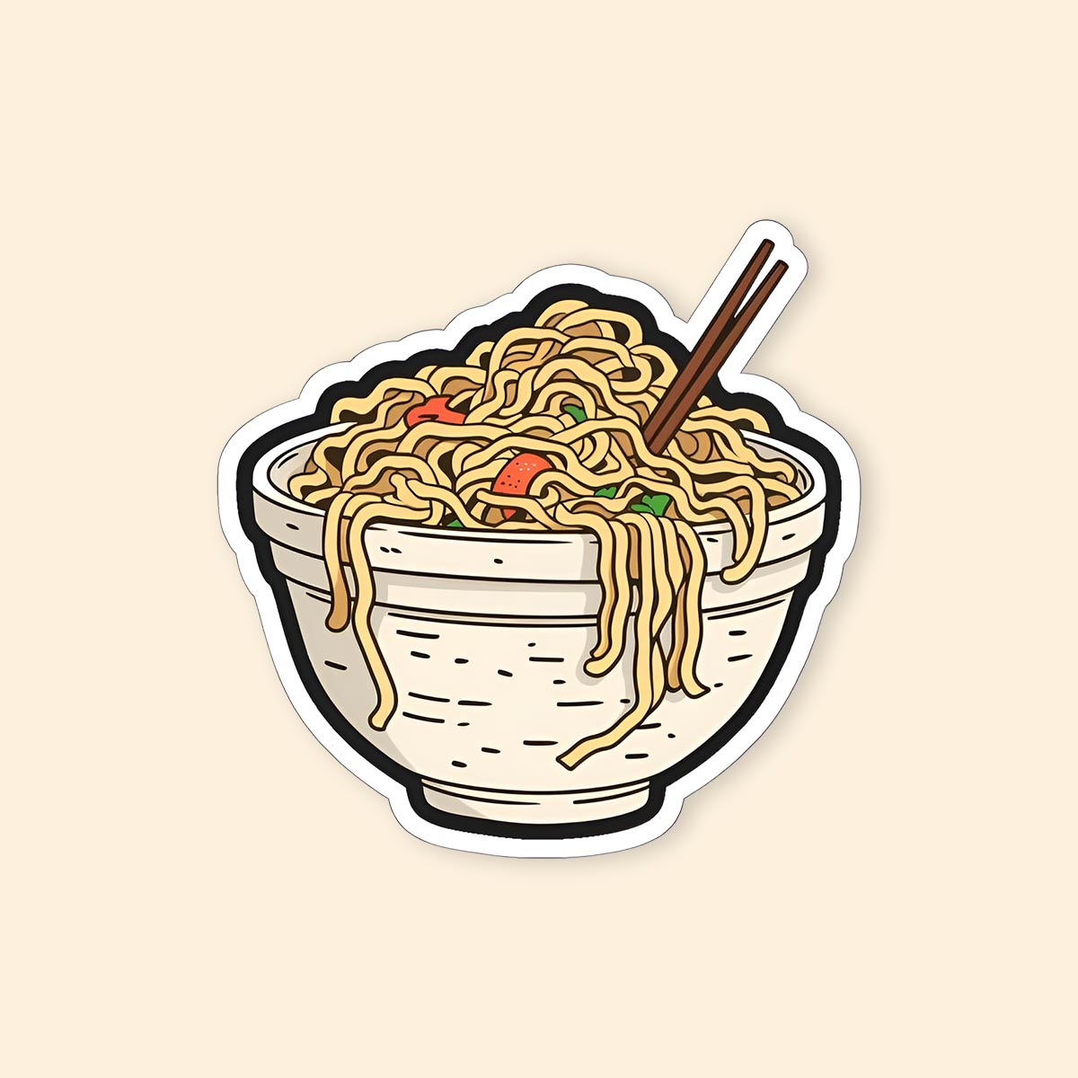 Noodle Bowl Sticker