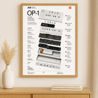 Teenage Engineering OP-1  Wall Art Poster - Synthesizer Poster, Music Studio Wall Decor, Gift for Music Producer