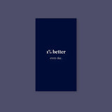 One Percent Better Every Day Poster Sticker