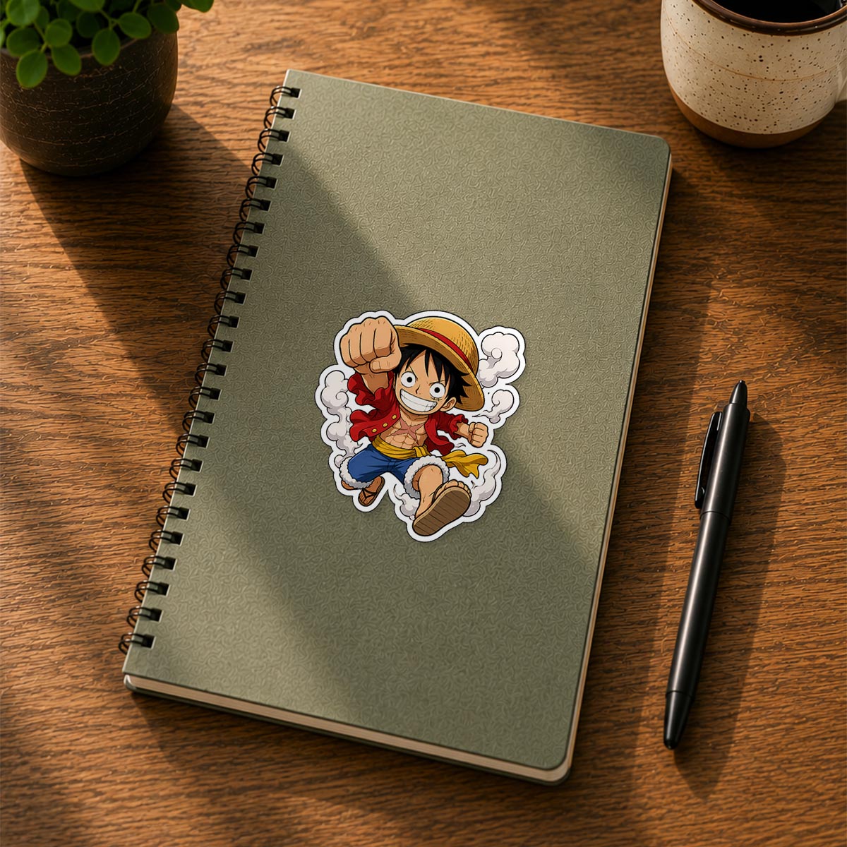 One Piece Luffy Sticker